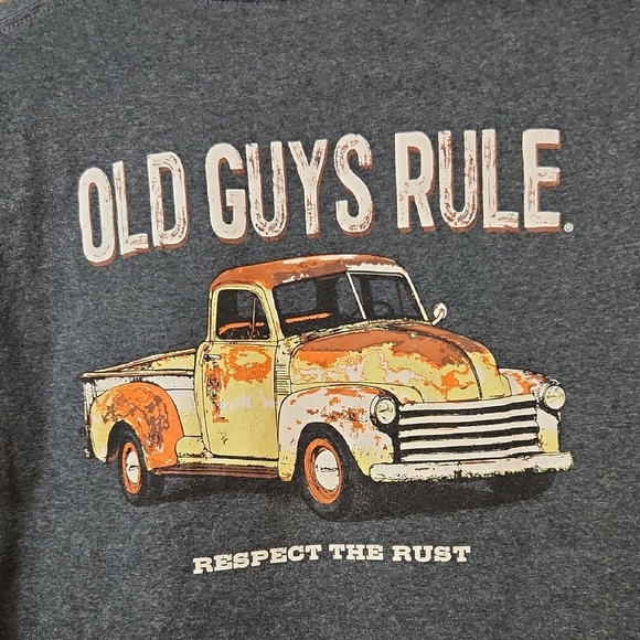 Mens Novelty Gray T Shirt Sz L - Picture 5 of 6